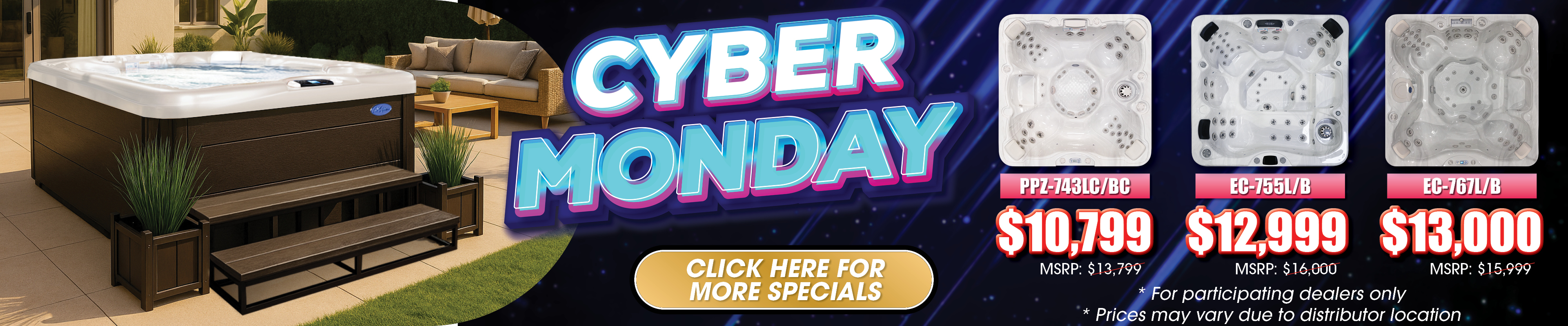 Calspas hot tub being used in a family setting - Shreveport